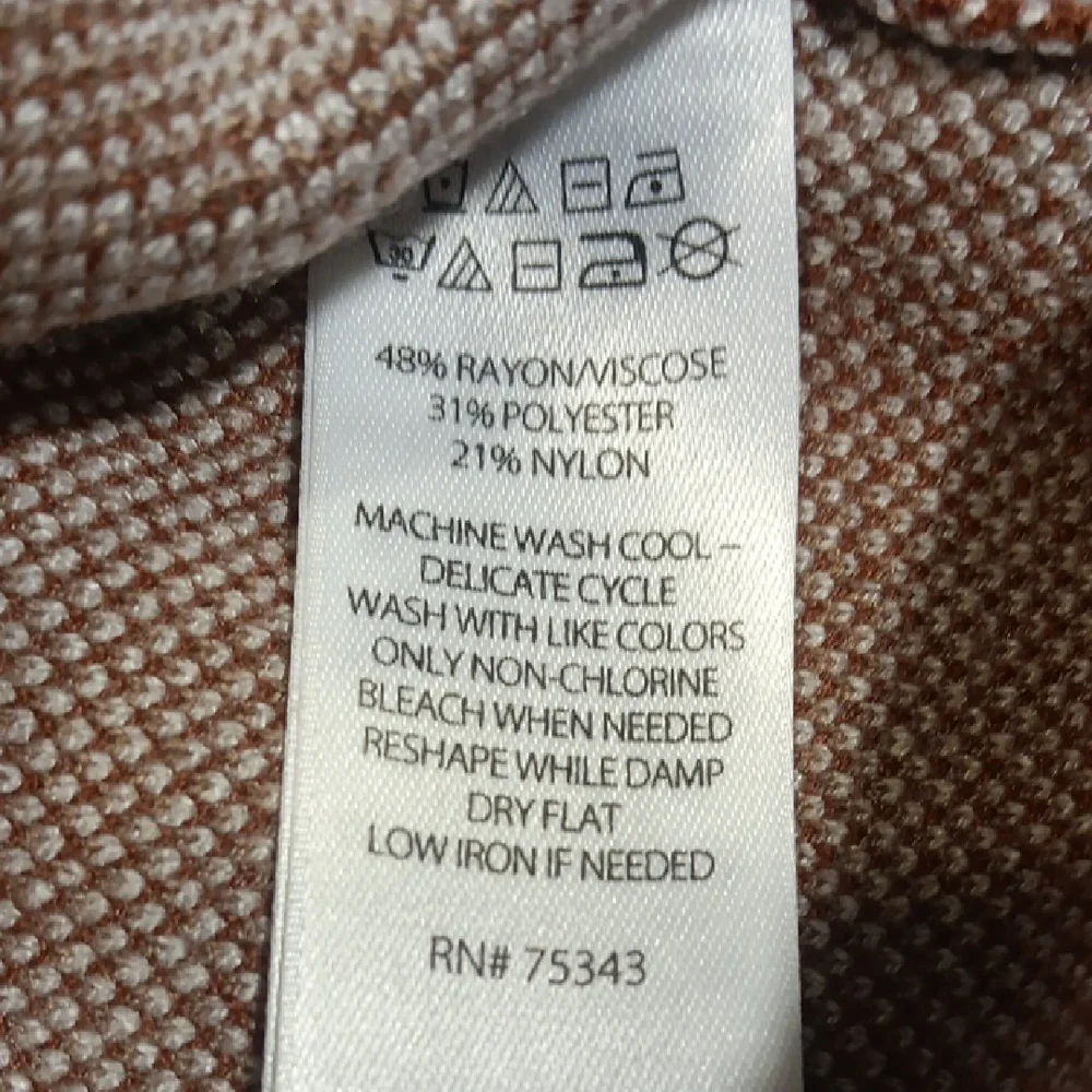 NWT Cupcakes & Cashmere Caramel Plaid Belted Shacket Coat Small